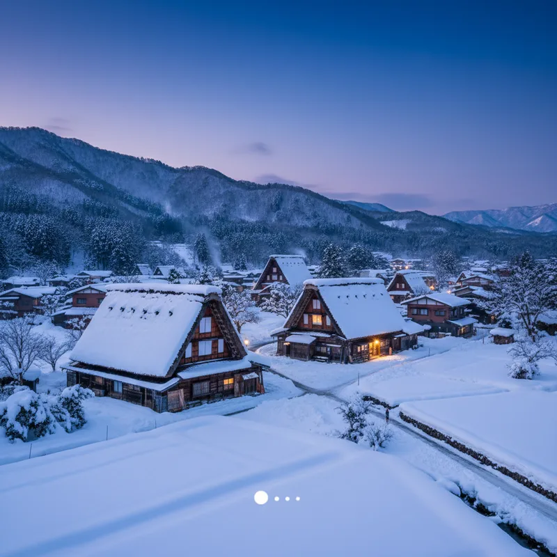 白川冬日之旅